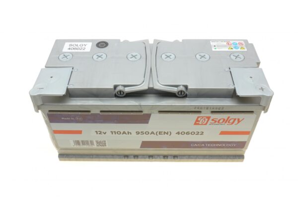 Акумулятор Solgy 12В 110Ah, 950A (EN) R+, 406022