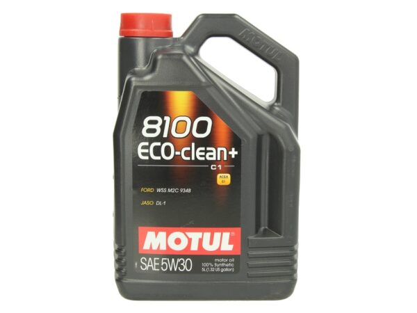 Олива MOTUL 8100 ECO-CLEAN+ 5W30 C1 JASO DL-1, 5л. – 8100 ECO-CLEAN+ 5W30 5L