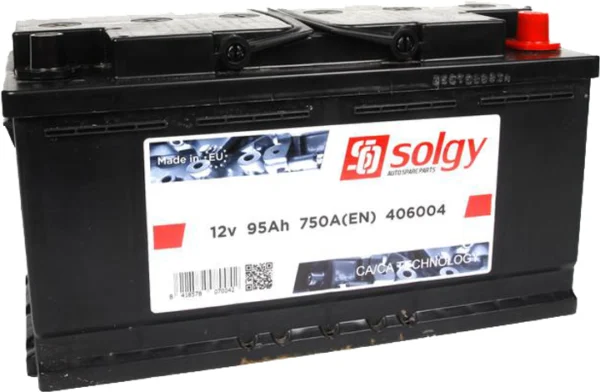 Акумулятор Solgy 12В 95Ah, 750A (EN) R+, 406004