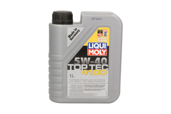 Олива LIQUI MOLY Top Tec 4100 SAE 5W40 1л – LIM9510 5W40 1L