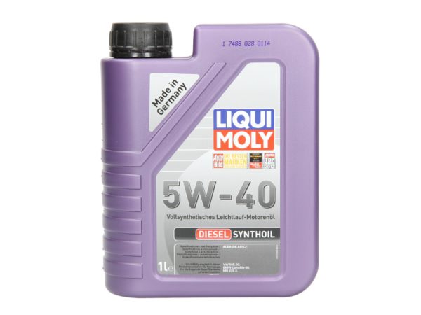 Олива LIQUI MOLY Diesel Synthoil 5W-40 1л. – LIM1340 5W40 1L