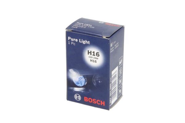 Лампа галогенова H16 BOSCH Pure Light, 1 987 302 089