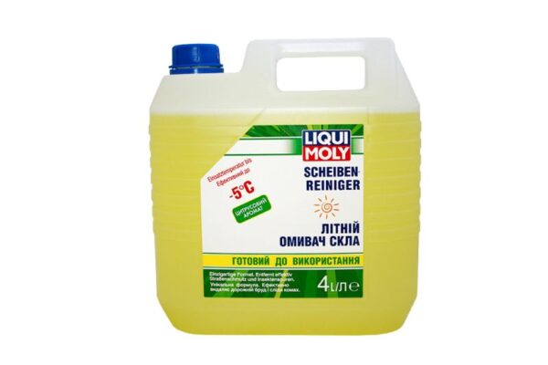 Літня рідина омивача LIQUI MOLY Scheiben-Reiniger 4л (для використання в осінньо-весняний період), LIM36002 4L