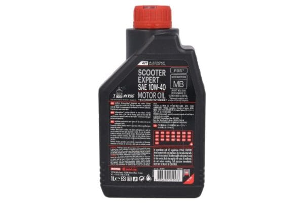 Олива MOTUL 4T Scooter Expert 10W40 MB 1л. – SCOOTER EXP 10W40 1L MB