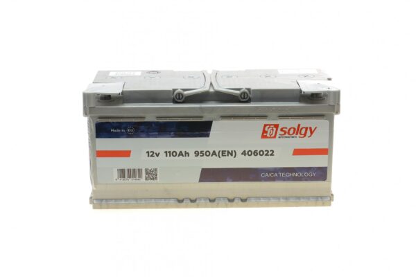 Акумулятор Solgy 12В 110Ah, 950A (EN) R+, 406022