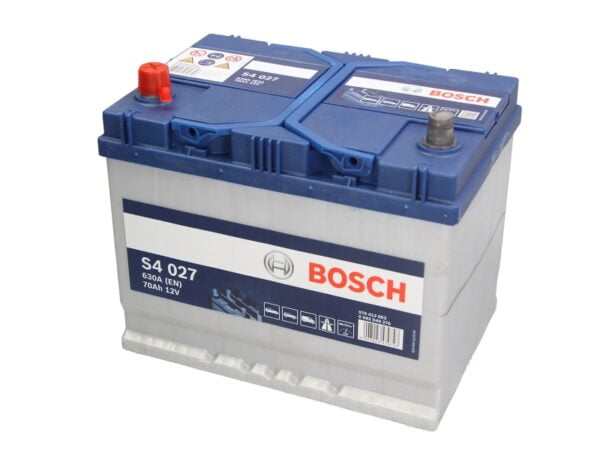 Акумулятор BOSCH S4 70Ah 630A 12V L+ – 0 092 S40 270