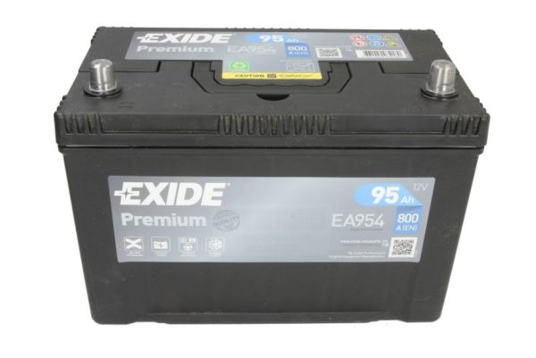 Акумулятор EXIDE PREMIUM  95Аh 800Ah R+ 6СТ-95 (EA954)