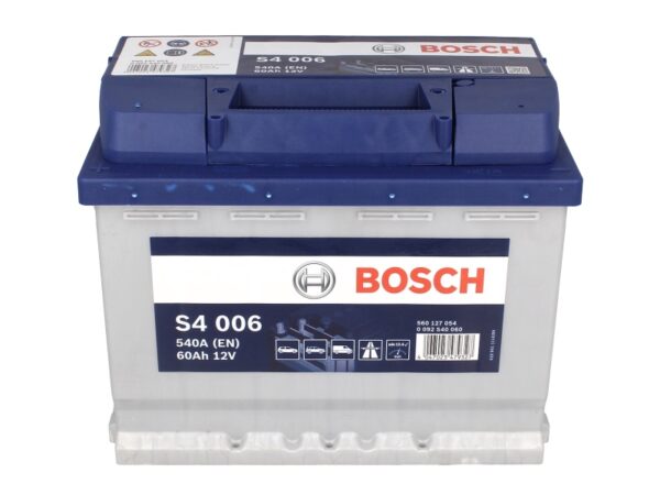 Акумулятор BOSCH 6СТ-60 S4 Silver 0092S40060 – 0 092 S40 060