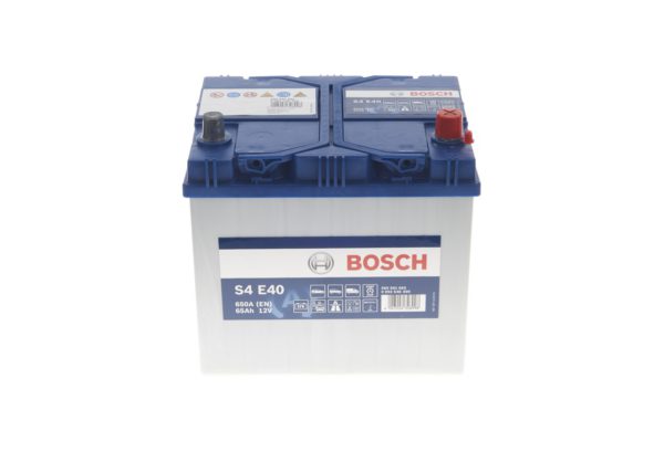 Акумулятор BOSCH S4 E40 12В 65Ah 650A (EN) R+ 0092S4E400