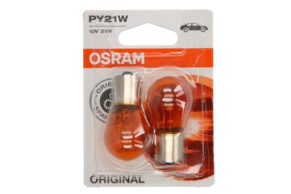 Лампа PY21W OSRAM, OSR7507-02B