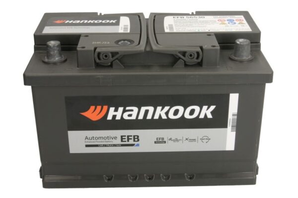 Акумулятор HANKOOK 65Ah / 650А (EN) Start&Stop EFB (R+ стандартні) 277x174x175 B13 – EFB56530