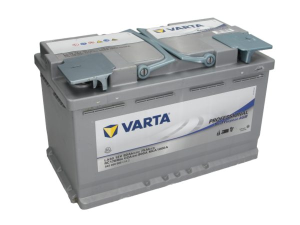 Акумулятор VARTA AGM 80Ah 12V R+ EN800 Professional Dual Purpose (LA80) подвійного приначення – VA840080080