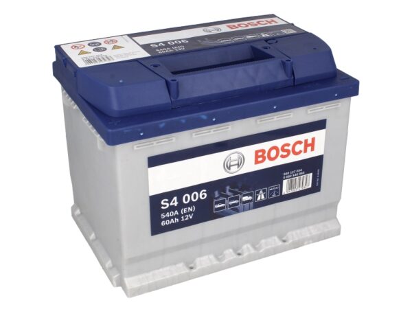 Акумулятор BOSCH 6СТ-60 S4 Silver 0092S40060 – 0 092 S40 060