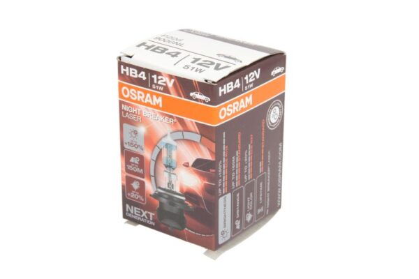 Лампа HB4 OSRAM Night Breaker Laser HB4 +150 , OSR9006 NL