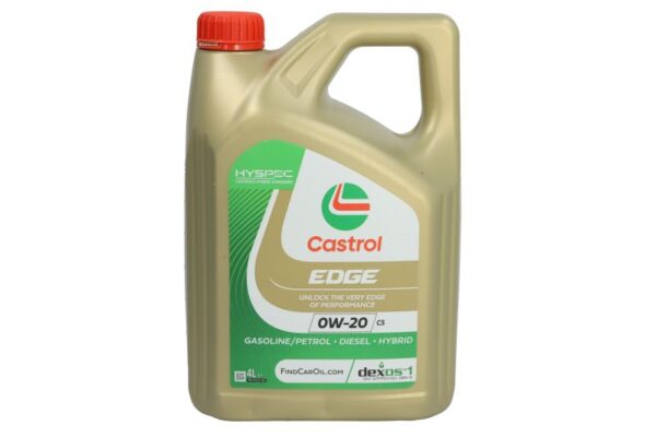 Олива CASTROL EDGE 0W-20 C5 4л – EDGE 0W20 C5 4L