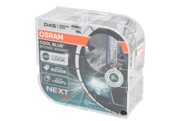 Лампа OSRAM Cool Blue Intense NextGen +150% 6200K D4S, OSR66440 CBN-HCB