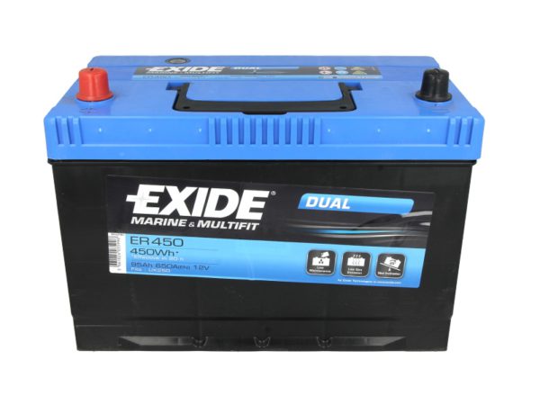 Акумулятор EXIDE Dual 12В 95Ah 650A (EN) (L+) – ER450