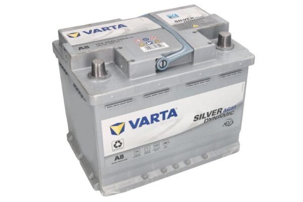 Акумулятор VARTA Silver Dynamic AGM R+ 60Ah 680A 12V – VA560901068