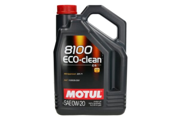 Олива MOTUL – 8100 ECO-CLEAN 0W20 5L