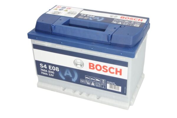 Акумулятор BOSCH S4 70Ah 760A 12V R+ EFB – 0 092 S4E 081