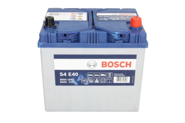 Акумулятор BOSCH S4 E40 12В 65Ah 650A (EN) R+ 0092S4E400