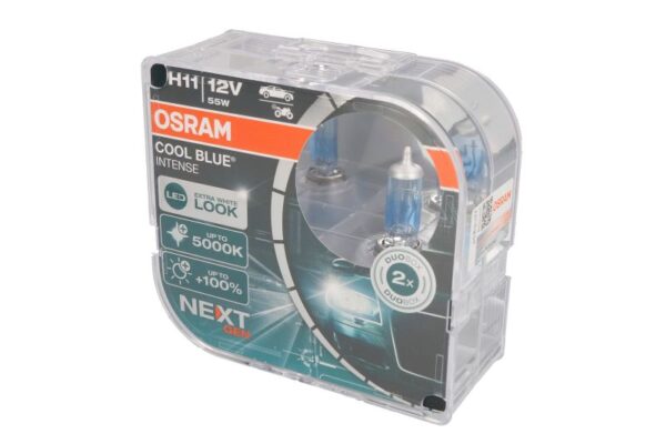 Лампа H11 OSRAM Next Gen Cool Blue Intense 12V 55W (2 шт), OSR64211 CBN-HCB