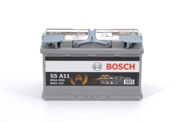 Акумулятор BOSCH 80Ah 800A S5 A11 R+ AGM – 0 092 S5A 110