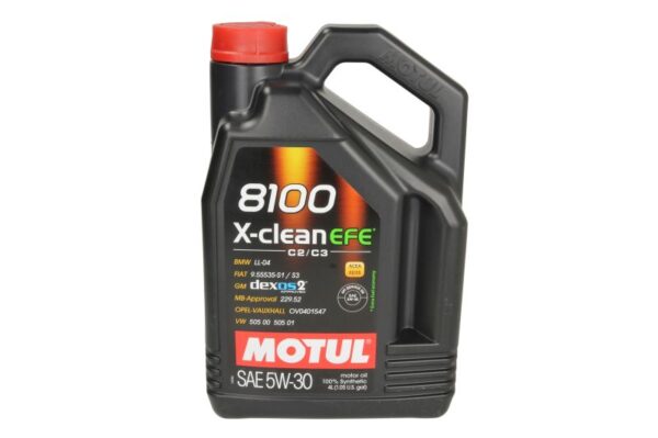 Олива MOTUL – 8100 X-CLEAN EFE 5W30 4L