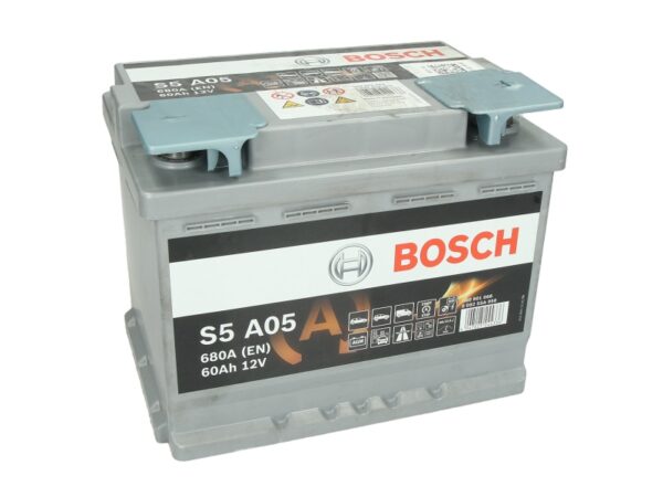 Акумулятор BOSCH S5 12В 60Ач 680А(EN) R+ Start&Stop (0092S5A050)