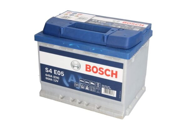 Акумулятор BOSCH S4  60Аг 640А(EN) EFB  R+ 12В – 0 092 S4E 051