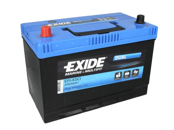 Акумулятор EXIDE Dual 12В 95Ah 650A (EN) (L+) – ER450