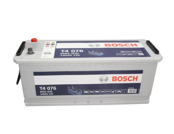 Акумулятор BOSCH T4 140Ah 800A 12V (L+) – 0 092 T40 760