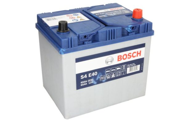 Акумулятор BOSCH S4 E40 12В 65Ah 650A (EN) R+ 0092S4E400