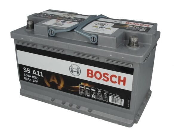 Акумулятор BOSCH 80Ah 800A S5 A11 R+ AGM – 0 092 S5A 110