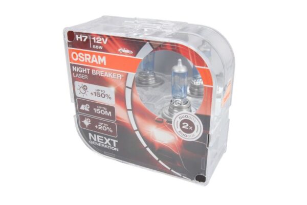 Лампа H7 OSRAM Night Breaker Laser +150% , OSR64210 NL-HCB