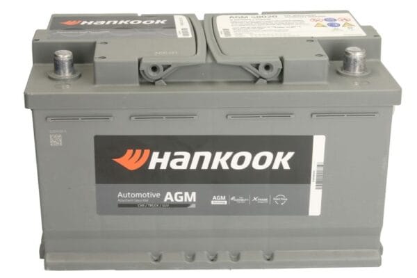 Акумулятор HANKOOK 80AH, 800A(EN) 12V START/STOP R+ AGM – AGM58020