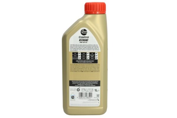 Олива CASTROL – EDGE 0W20 C5 1L