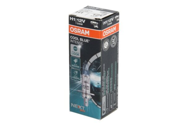 Лампа OSRAM Cool Blue Intense H1 +100, OSR64150 CBN