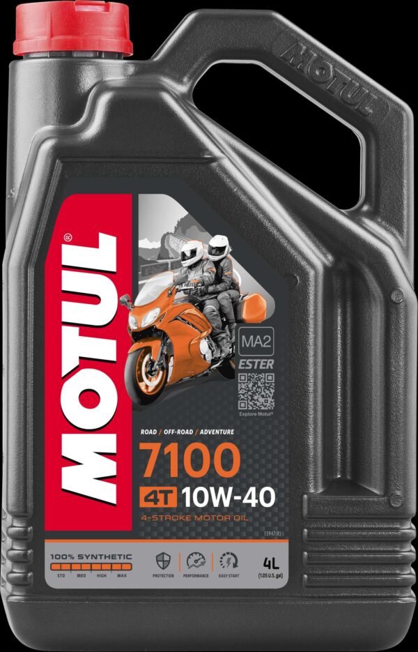 Олива MOTUL 7100 4T 10W40 – 7100 10W40 4L 104092