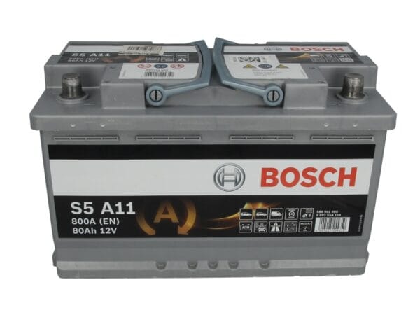 Акумулятор BOSCH 80Ah 800A S5 A11 R+ AGM – 0 092 S5A 110